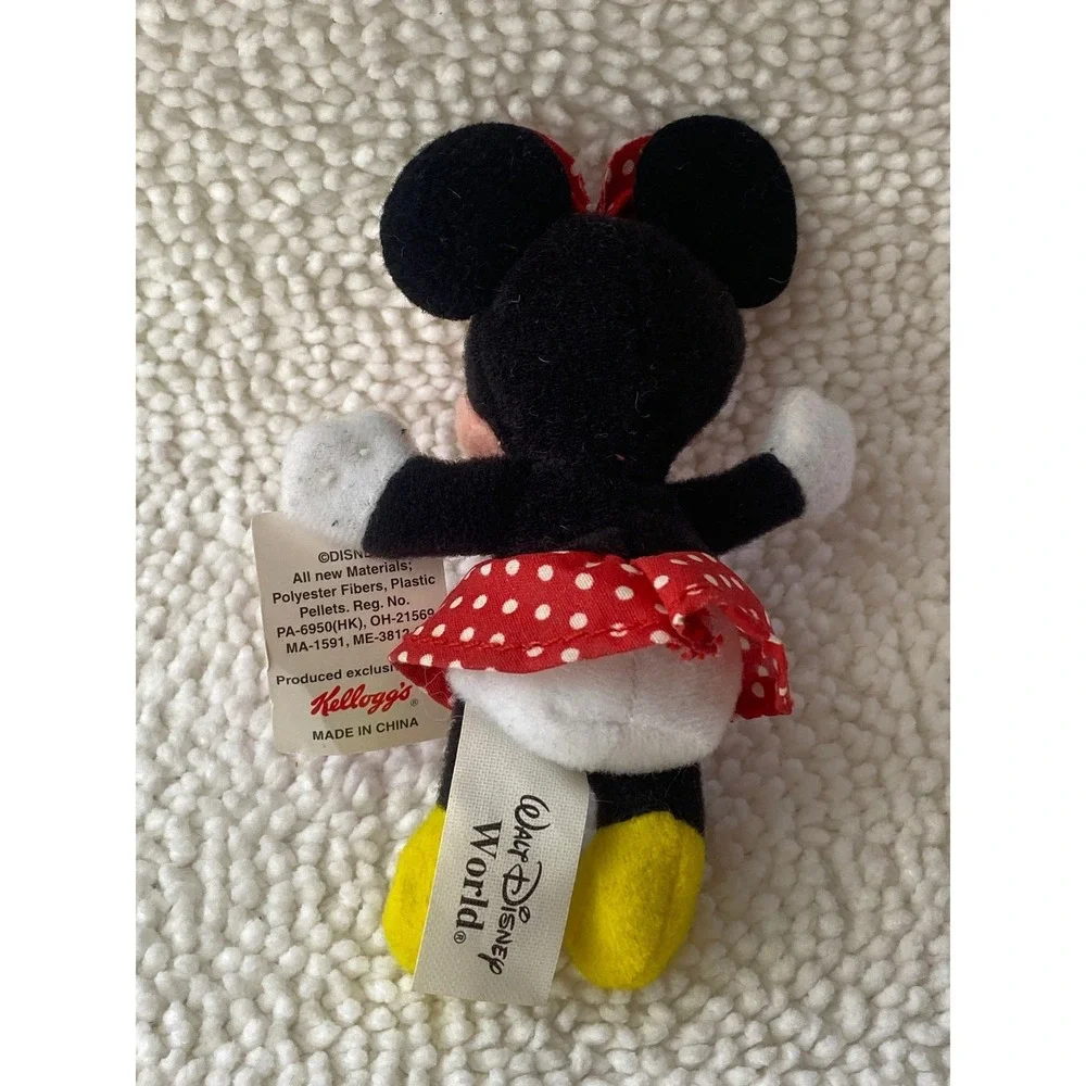Walt‎ Disney World Minnie Mouse Mini Bean Plush Kellogg's Exclusive